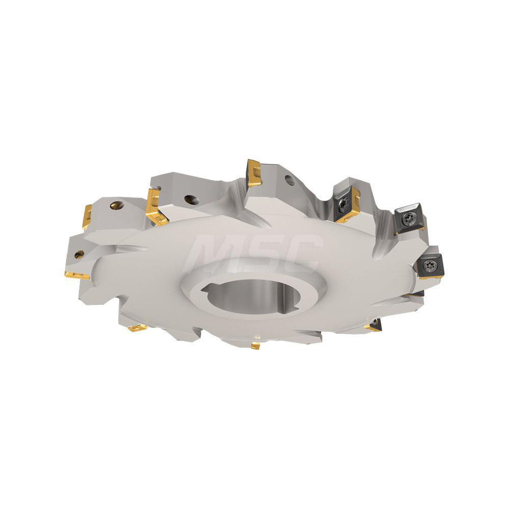 Iscar Indexable Slotting Cutter: 10.00 mm Cutting Width, 100.00 mm Cutter Dia, Arbor Connection, 24.00 mm Depth of Cut, 24.00 mm Depth of Cut, 32.00 mm Shank Dia - 3100891