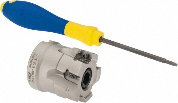 Iscar 2" Cut Dia, 3/4" Arbor Hole Dia, 0.39" Max Depth, Indexable Square-Shoulder Face Mill - 3102078