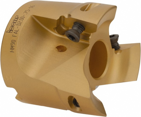 Iscar 2" Cut Dia, 3/4" Arbor Hole Dia, 0.39" Max Depth, Indexable Square-Shoulder Face Mill - 3102078
