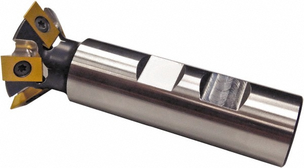 5th Axis 45 deg Included Angle, 1.791" Max Cutting Dia, CDE Insert Style, Indexable Dovetail Cutter - DC1750-I