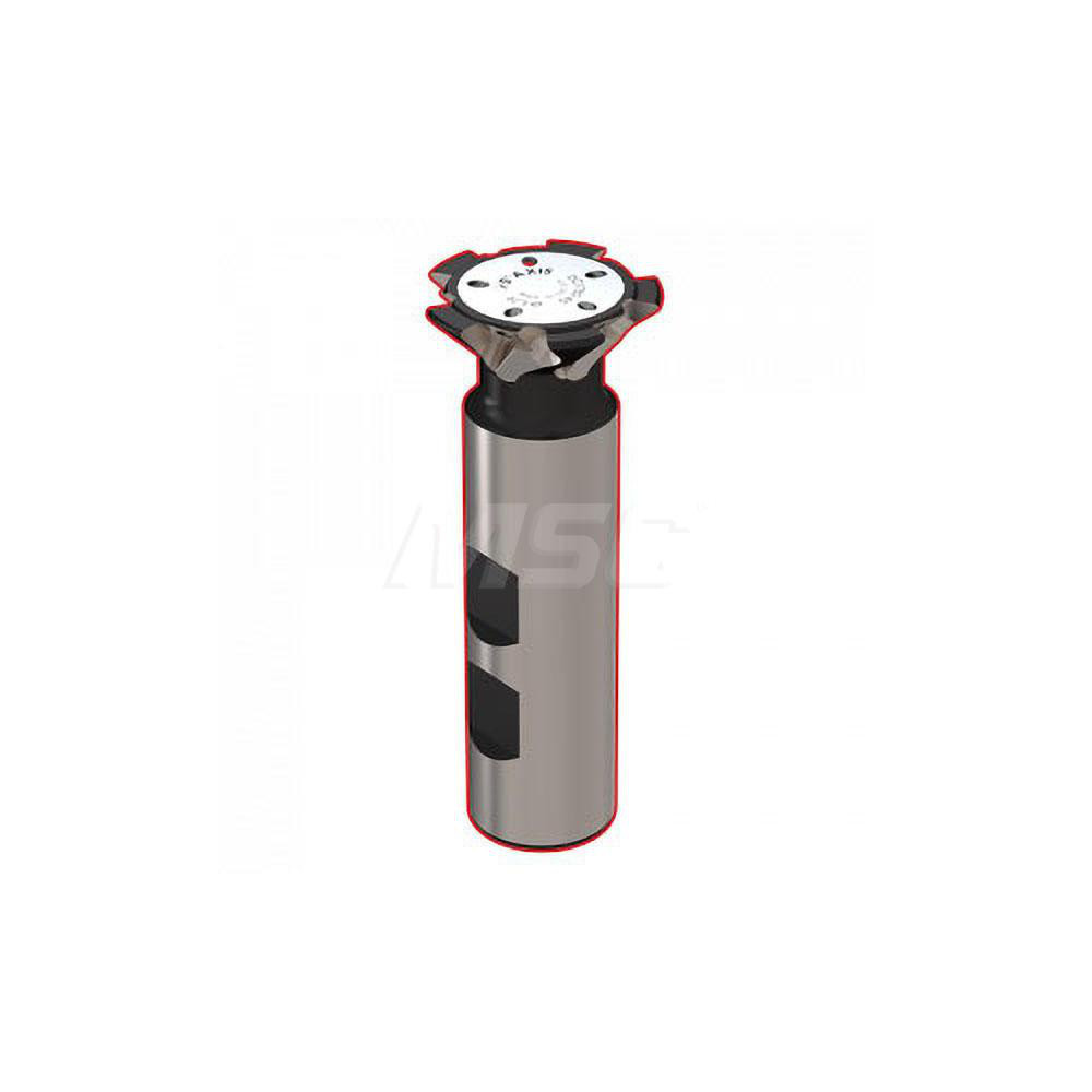 5th Axis 45 deg Included Angle, 1.791" Max Cutting Dia, CDE Insert Style, Indexable Dovetail Cutter - DC1750-I