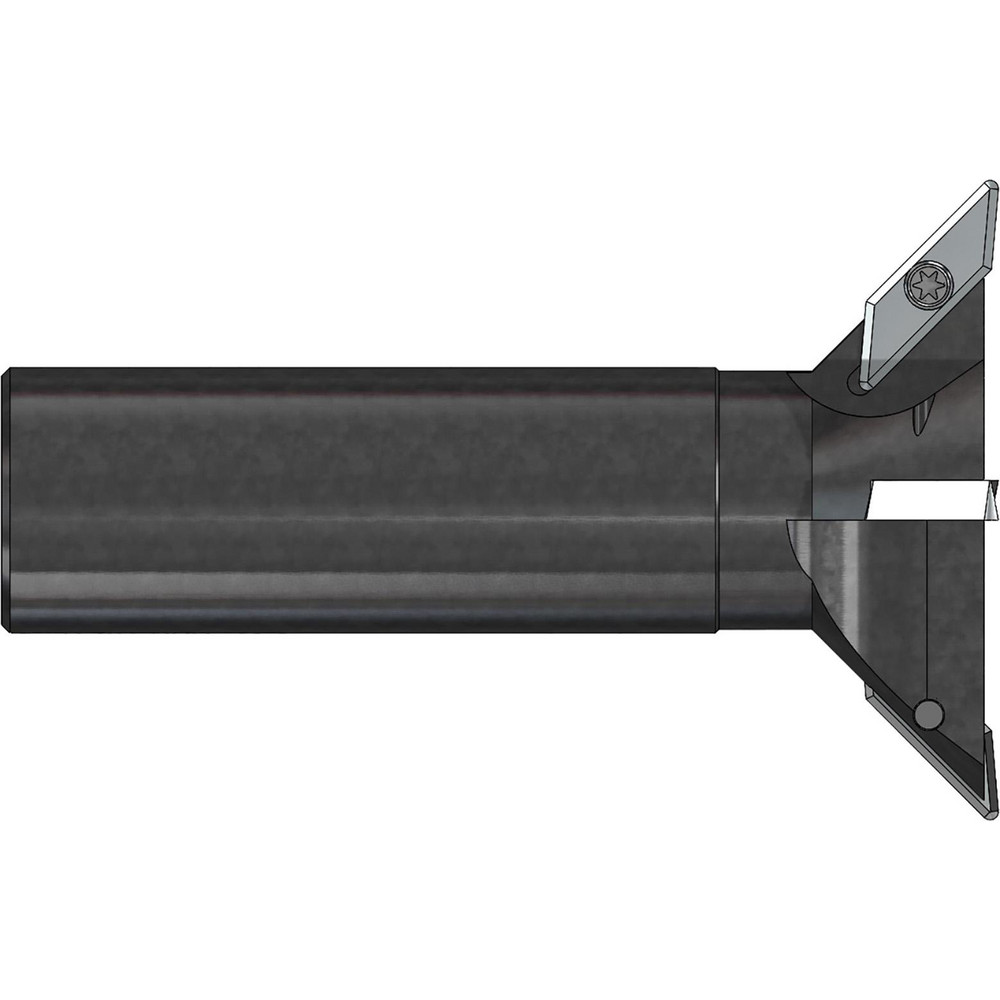5th Axis 45 deg Included Angle, 1.791" Max Cutting Dia, CDE Insert Style, Indexable Dovetail Cutter - DC1750-I