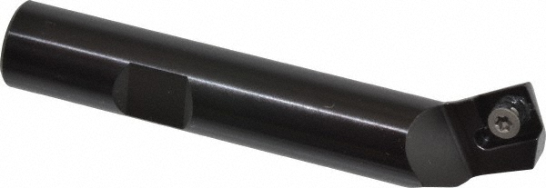Cutting Tool Technologies 45° Lead Angle, 0.34" to 5/8" Cut Dia, Indexable & Chamfer End Mill - ANG-010
