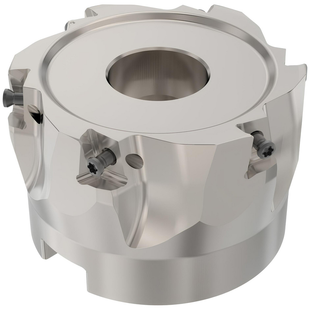 Seco 63mm Cut Dia, 27mm Arbor Hole Dia, 8mm Max Depth, Indexable Square-Shoulder Face Mill - 02827549