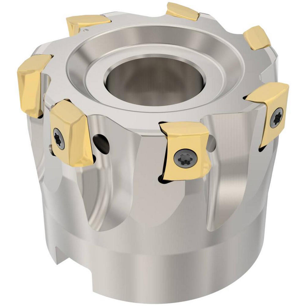Seco 63mm Cut Dia, 27mm Arbor Hole Dia, 8mm Max Depth, Indexable Square-Shoulder Face Mill - 02827549