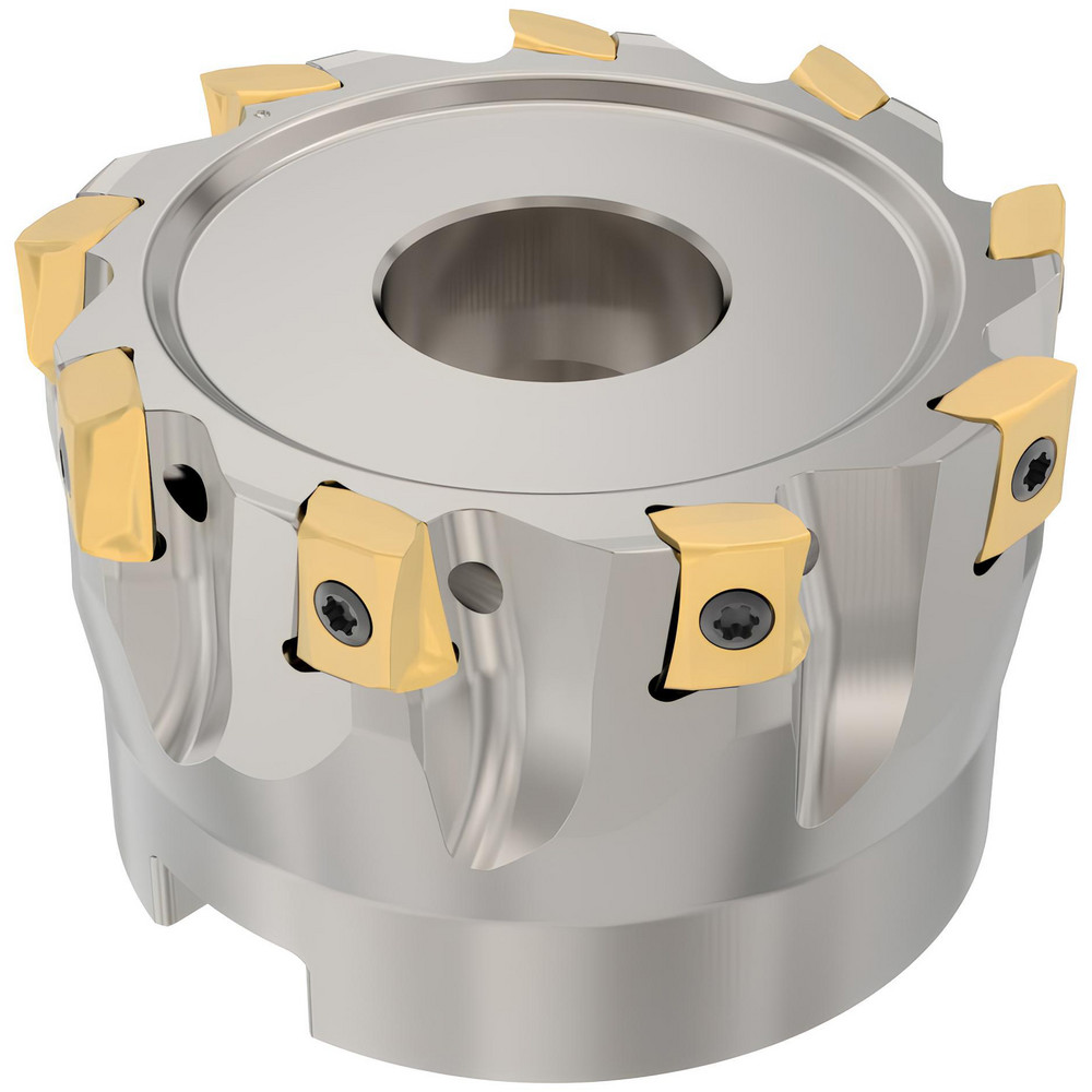 Seco 63mm Cut Dia, 27mm Arbor Hole Dia, 8mm Max Depth, Indexable Square-Shoulder Face Mill - 02827549