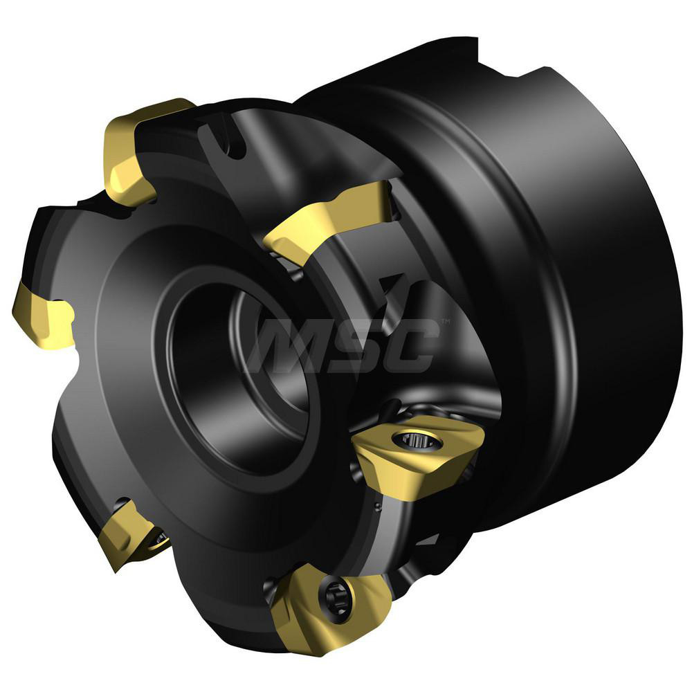 Sandvik Coromant Indexable High-Feed Face Mill: 1.1555" Cut Dia - 8029442