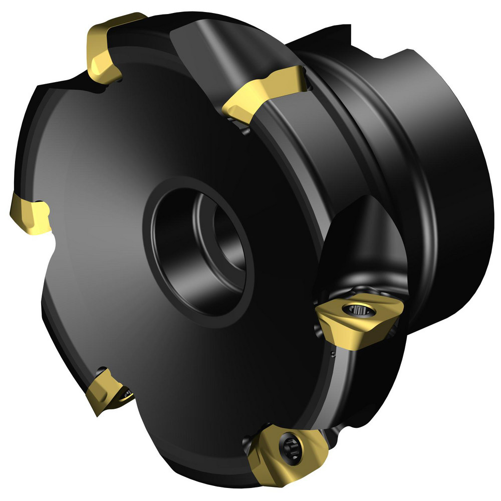Sandvik Coromant Indexable High-Feed Face Mill: 1.1555" Cut Dia - 8029442
