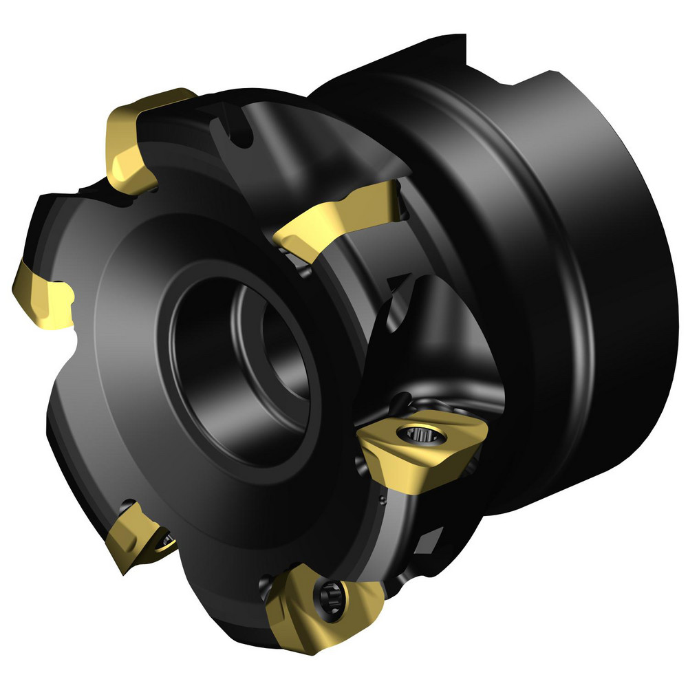 Sandvik Coromant Indexable High-Feed Face Mill: 1.1555" Cut Dia - 8029442