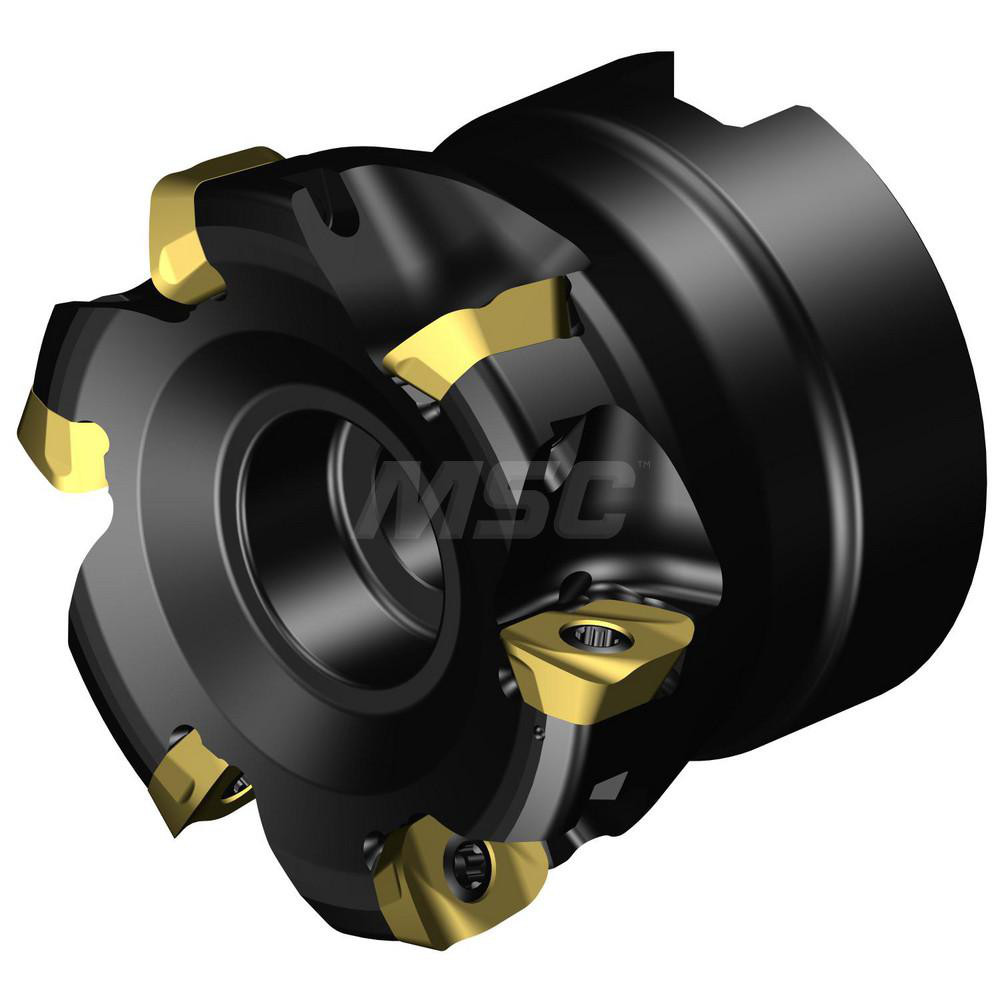 Sandvik Coromant Indexable High-Feed Face Mill: 1.1555" Cut Dia - 8029442
