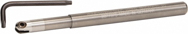 Kennametal Indexable Ball Nose End Mill: 0.63" Cut Dia, Solid Carbide, 6.8898" OAL - 2877377
