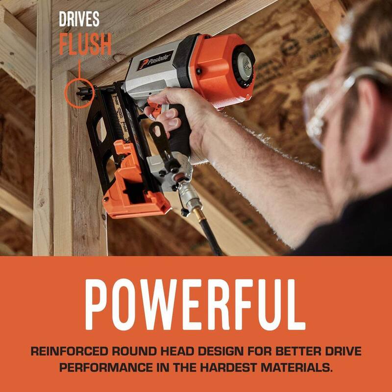 Paslode 2-3/8 in. x 0.113-Gauge 30-Degree Steel Brite Ring Shank Paper Tape Framing Nails ( 2000 per Box ) - 650603