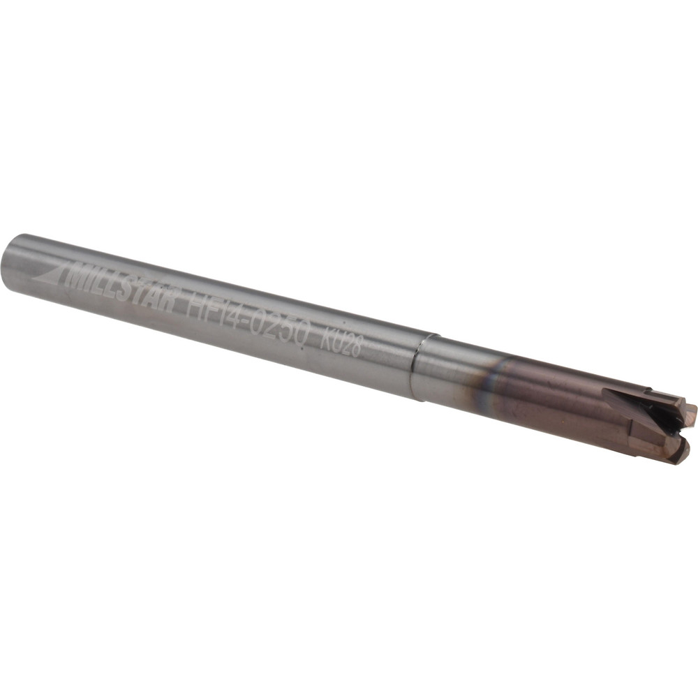 Millstar Indexable Ball Nose End Mill: 3/4" Cut Dia, Tool Steel, 9" OAL - SFCY075090750