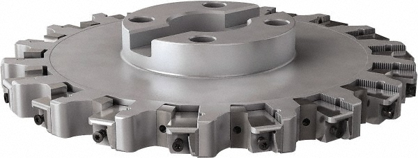 Sandvik Coromant Indexable Slotting Cutter: 15.00 mm Cutting Width, 304.80 mm Cutter Dia, Arbor Connection, 109.50 mm Depth of Cut, 109.50 mm Depth of Cut, 63.50 mm Shank Dia, Neutral - 6448884