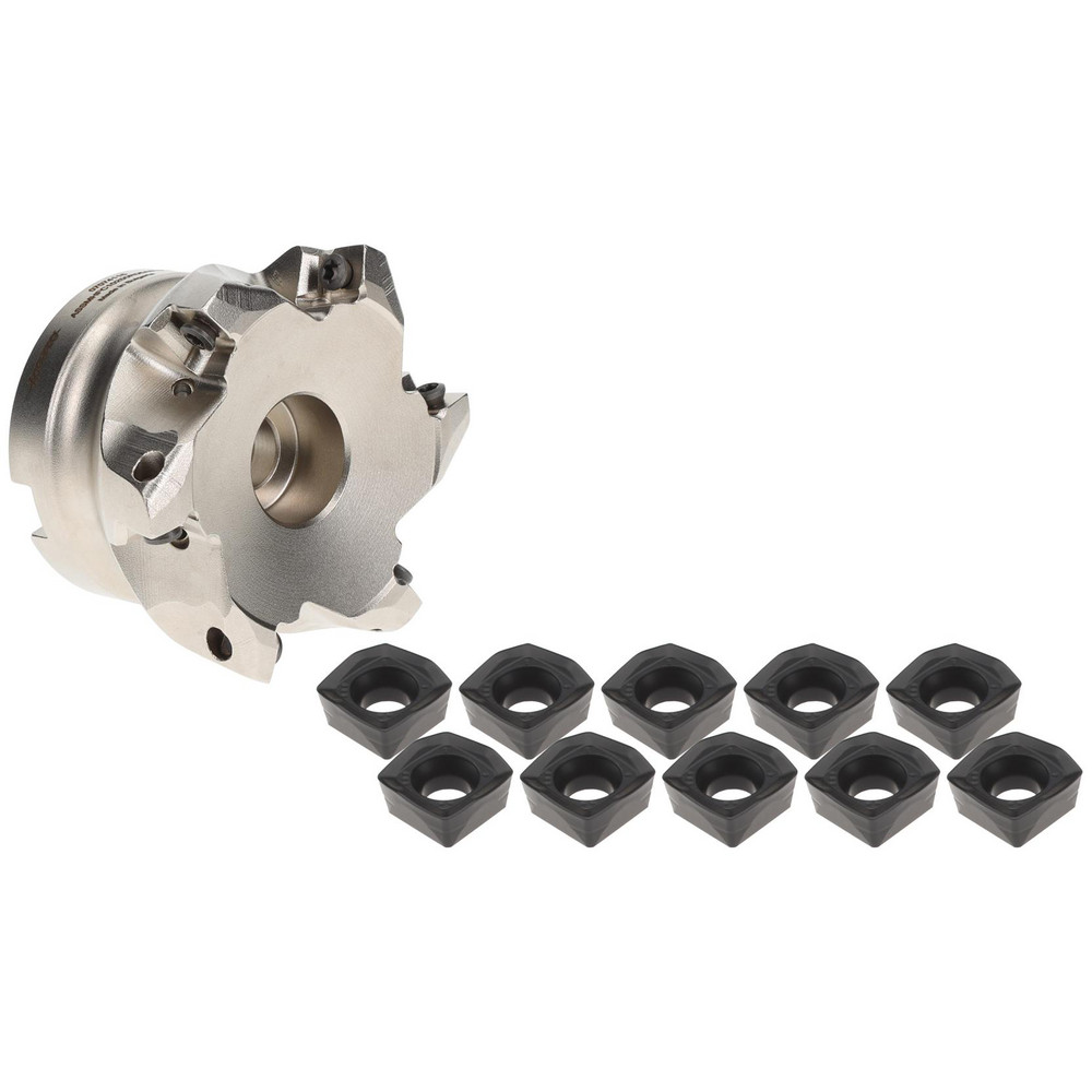 Accupro Indexable High-Feed Face Mills: Cutting Diameter (mm): 50.80; Cutting Diameter (Inch): 2 - 07074107