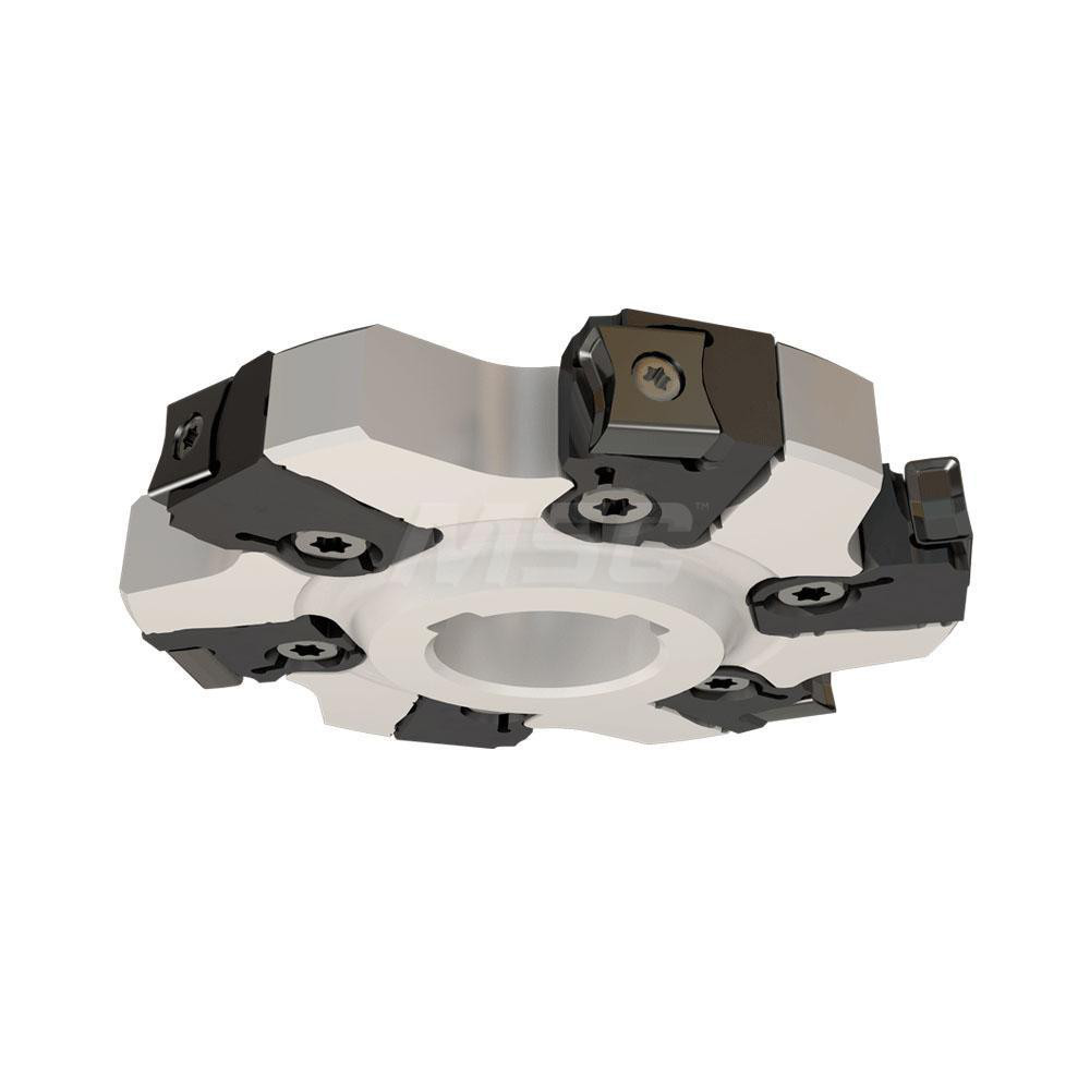 Iscar Indexable Slotting Cutter: 12.00 mm Cutting Width, 100.00 mm Cutter Dia, Shell Mount B Connection, 25.00 mm Depth of Cut, 25.00 mm Depth of Cut, 27.00 mm Shank Dia - 3102986
