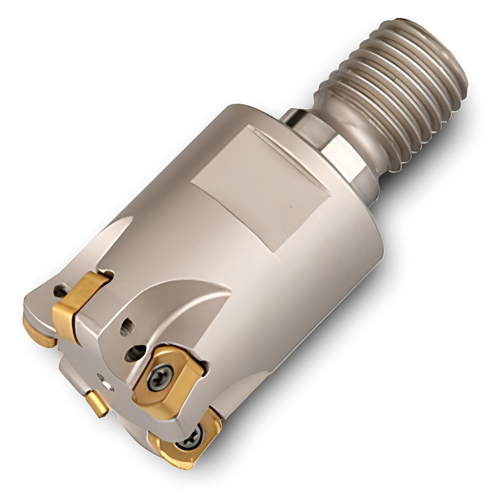 Ingersoll Cutting Tools Indexable High-Feed End Mill: 15M1P-12017X8R01, 1-1/4" Cut Dia, Modular Connection Shank - 2900610