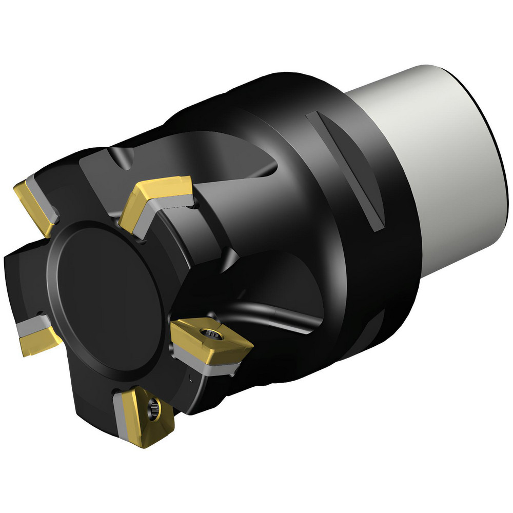 Sandvik Coromant 66mm Cut Dia, 63mm Arbor Hole Dia, 53mm Max Depth, Indexable Square-Shoulder Face Mill - 5764737