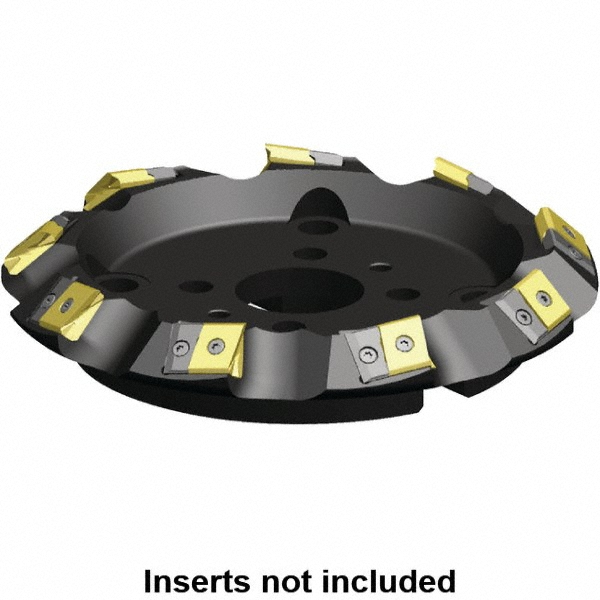 Kennametal 5" Cut Dia, 1-1/2" Arbor Hole, 17.15mm Max Depth of Cut, 45° Indexable Chamfer & Angle Face Mill - 4032274