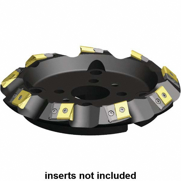 Kennametal 5" Cut Dia, 1-1/2" Arbor Hole, 17.15mm Max Depth of Cut, 45° Indexable Chamfer & Angle Face Mill - 4032274