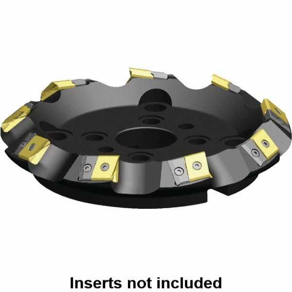 Kennametal 5" Cut Dia, 1-1/2" Arbor Hole, 17.15mm Max Depth of Cut, 45° Indexable Chamfer & Angle Face Mill - 4032274