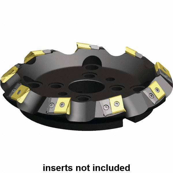 Kennametal 5" Cut Dia, 1-1/2" Arbor Hole, 17.15mm Max Depth of Cut, 45° Indexable Chamfer & Angle Face Mill - 4032274