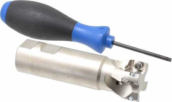 Seco Indexable Square-Shoulder End Mill: R217.69-01.50-0-184LAN, 1-1/2" Cut Dia, 0.669" Max Depth of Cut, 1-1/4" Dia Cylindrical Shank - 02694938