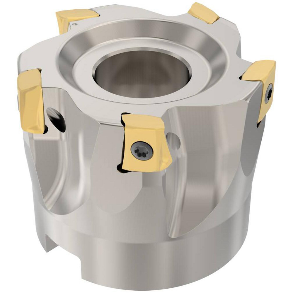 Seco 40mm Cut Dia, 16mm Arbor Hole Dia, 8mm Max Depth, Indexable Square-Shoulder Face Mill - 02827545