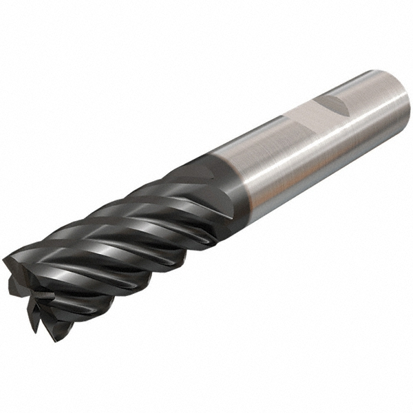 Iscar Indexable Square-Shoulder End Mill: HM90 E90A-D.75-3-W.75, 3/4" Cut Dia, 0.394" Max Depth of Cut, 3/4" Dia Weldon Flat Shank - 3101949