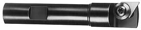 APT Indexable Square-Shoulder End Mill: EMM15M-5 15MM X 1/2, 15 mm Cut Dia, 1/2" Dia Weldon Flat Shank - EMM15M-5