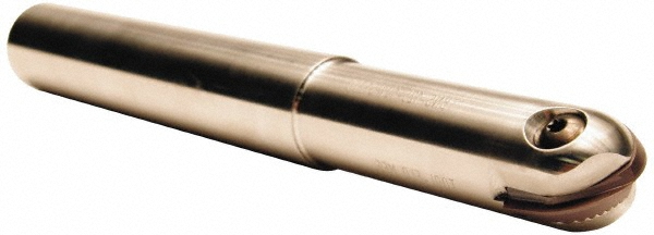 LMT Indexable Ball Nose End Mill: 1/2" Cut Dia, High Speed Steel, 5.12" OAL - 6121396