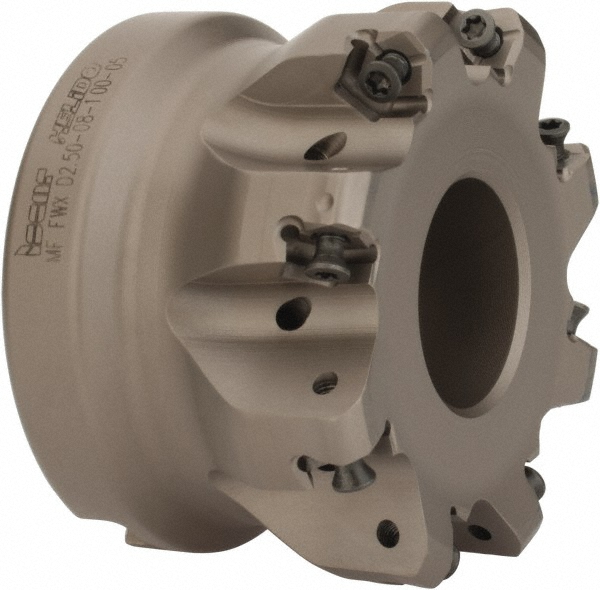 Iscar 1.628" Cut Dia, 3/4" Arbor Hole, 0.08" Max Depth of Cut, 30° Indexable Chamfer & Angle Face Mill - 3106235