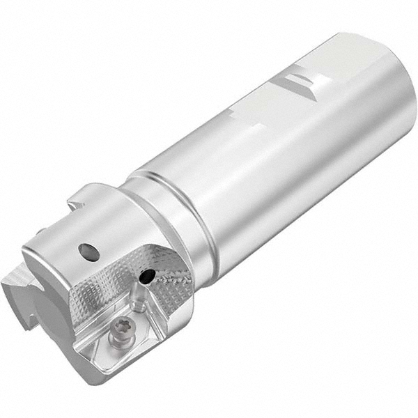 Seco Indexable Square-Shoulder End Mill: R217.64-01.50-3-ZO163A, 1-1/2" Cut Dia, 15 mm Max Depth of Cut, 1-1/4" Dia Weldon Flat Shank - 03290226
