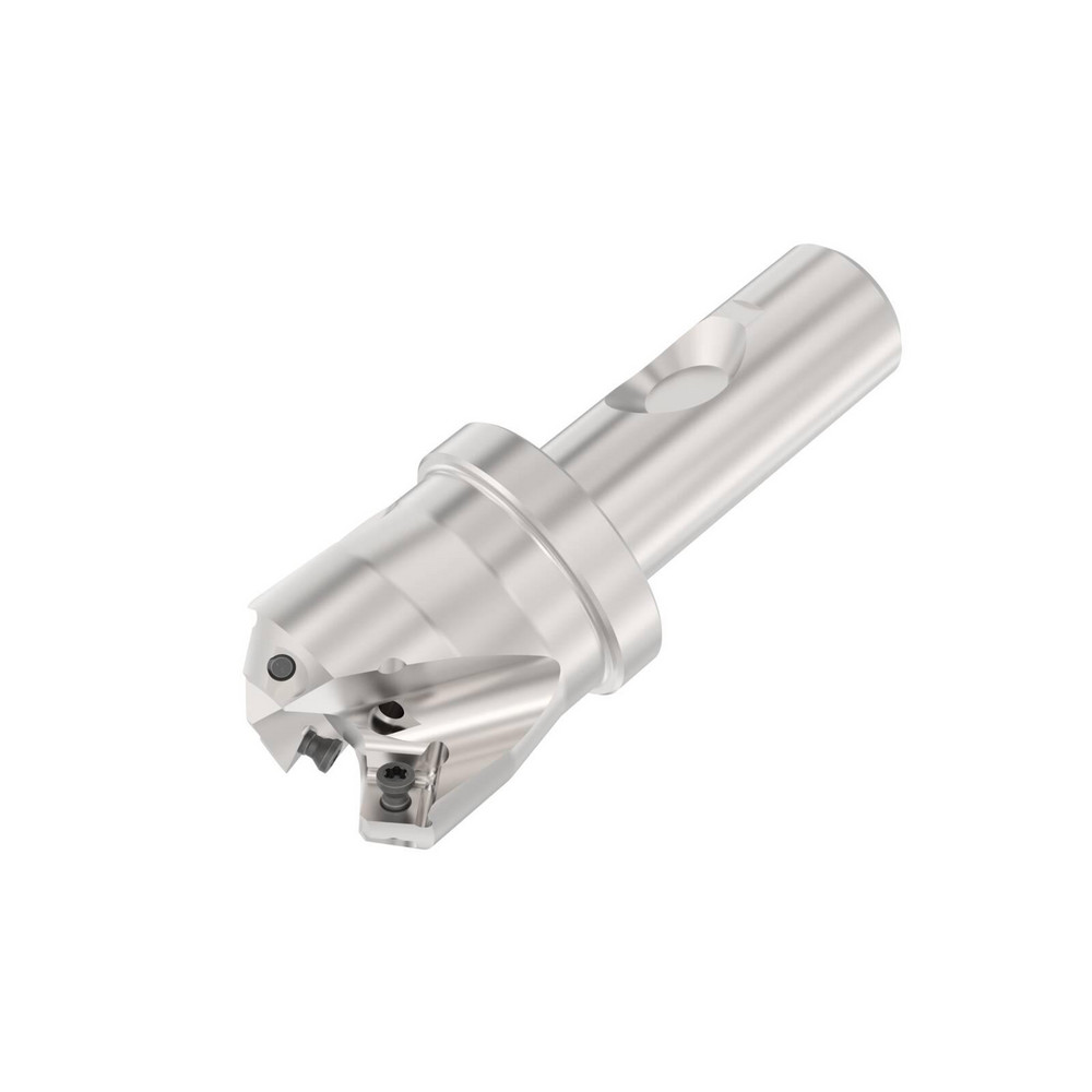 Seco 45° Lead Angle, 1.65" Cut Dia, 3/4" Shank Dia, Indexable & Chamfer End Mill - 02422261
