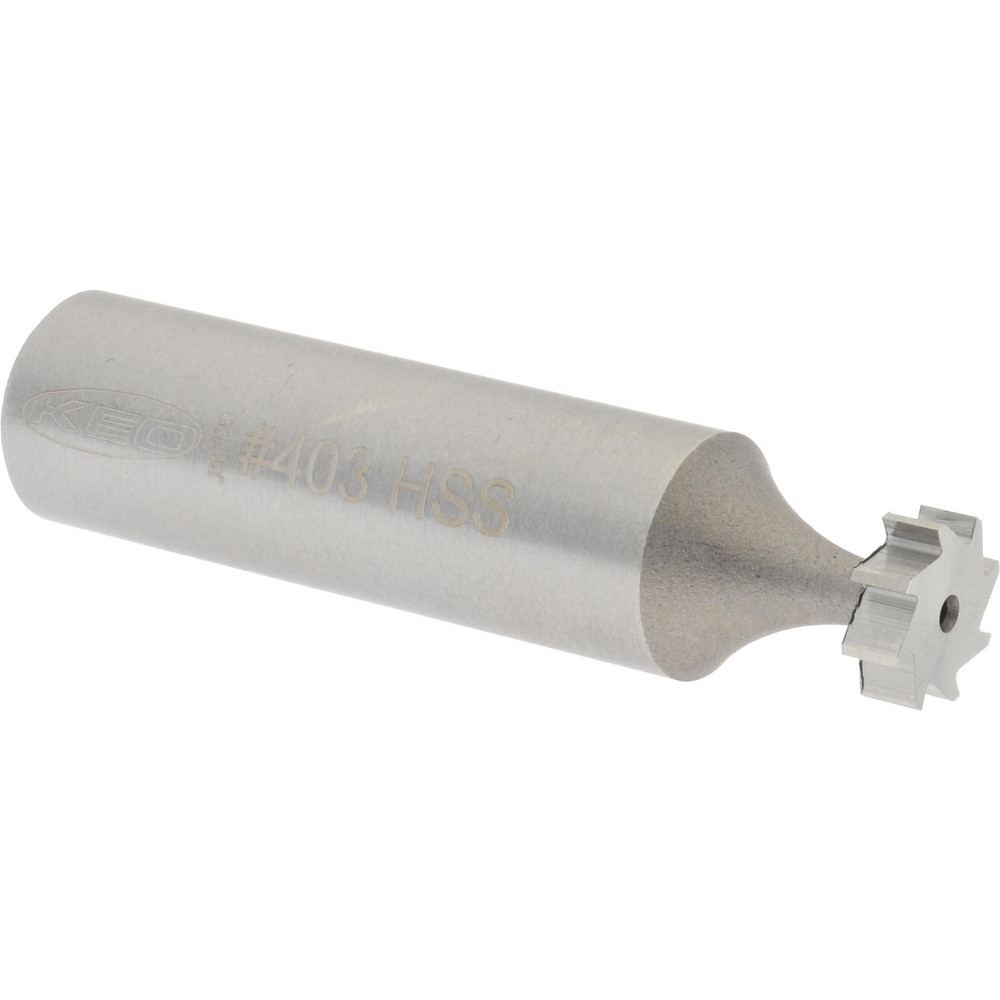 Cutting Tool Technologies Indexable Slotting Cutter: 1/4" Cutting Width, 3" Cutter Dia, Arbor Connection, 0.7200" Depth of Cut, Neutral - RA-390