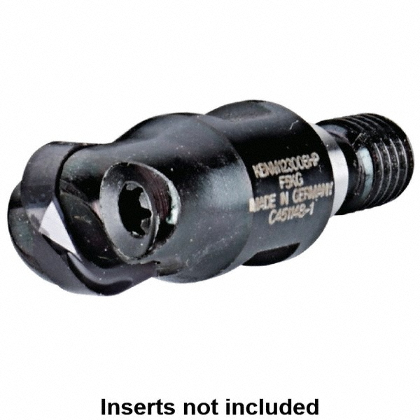 Kennametal Indexable Ball Nose End Mill: 12 mm Cut Dia, 30 mm OAL - 1918651