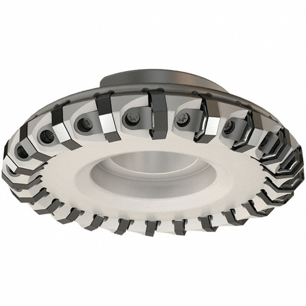 Iscar 172mm Cut Dia, 40mm Arbor Hole, 5.5mm Max Depth of Cut, 45° Indexable Chamfer & Angle Face Mill - 3103871