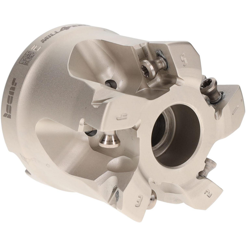 Iscar Indexable High-Feed Face Mill: 1.136 to 2" Cut Dia, 0.75" Arbor Hole - 3107341