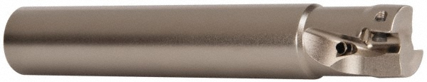 Kennametal Indexable Square-Shoulder End Mill: KICR050SD260, 1/2" Cut Dia, 7.11 mm Max Depth of Cut, 1/2" Dia Cylindrical Shank - 1023581