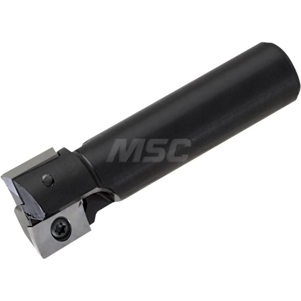 Kennametal Indexable Square-Shoulder End Mill: KICR050SD260, 1/2" Cut Dia, 7.11 mm Max Depth of Cut, 1/2" Dia Cylindrical Shank - 1023581