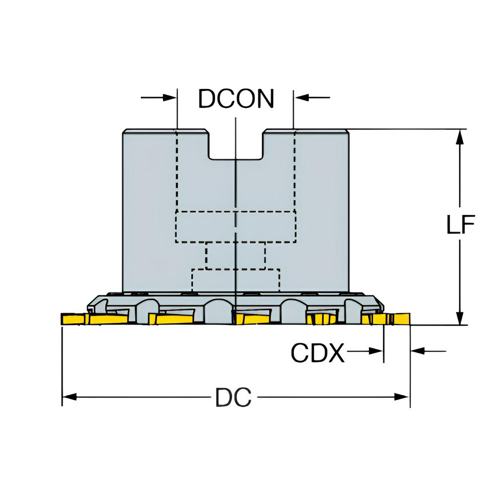 Sandvik Coromant Indexable Slotting Cutter: 2.50 mm Cutting Width, 80.00 mm Cutter Dia, Arbor Connection, 6.00 mm Depth of Cut, 6.00 mm Depth of Cut, Right Hand - 6565252
