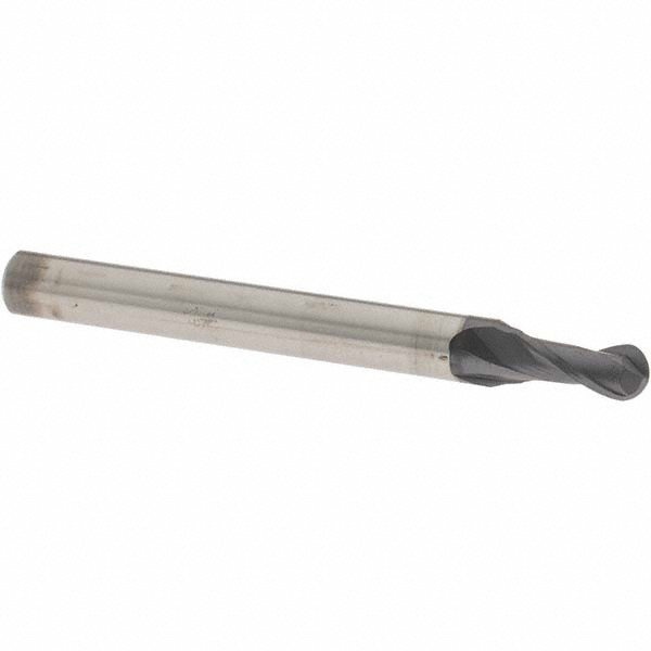 Millstar Indexable Ball Nose End Mill: 1" Cut Dia, Steel, 8" OAL - CBCYF1000825