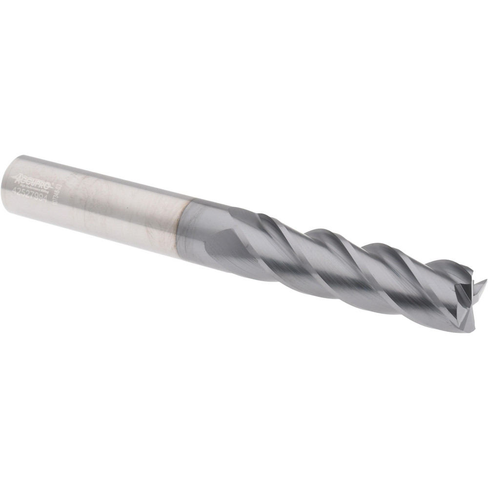 Kyocera Indexable High-Feed End Mill: MFH0625W625032T3, 5/8" Cut Dia, 5/8" Shank Dia, Weldon Flat Shank - THN07720
