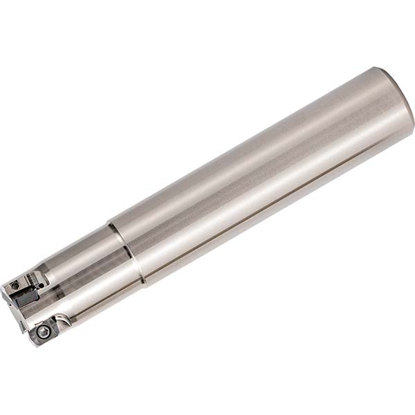 Kyocera Indexable High-Feed End Mill: MFH0625W625032T3, 5/8" Cut Dia, 5/8" Shank Dia, Weldon Flat Shank - THN07720