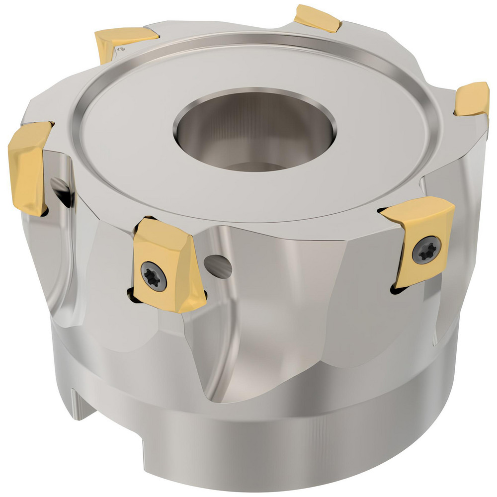 Seco 32mm Cut Dia, 16mm Arbor Hole Dia, 8mm Max Depth, Indexable Square-Shoulder Face Mill - 02845461