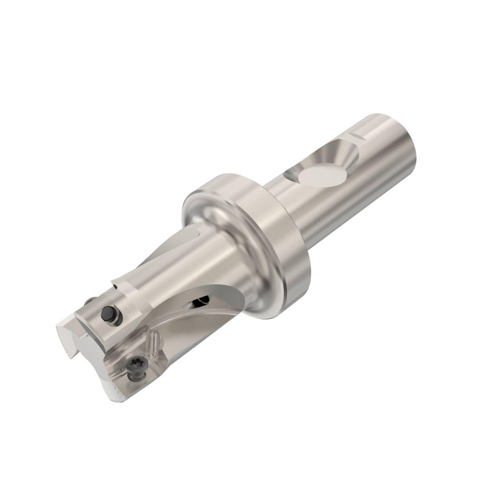 Seco Indexable Square-Shoulder End Mill: R217.69-01.00-3S12-3AN, 1" Cut Dia, 0.433" Max Depth of Cut, 3/4" Dia Weldon Flat Shank - 02688974