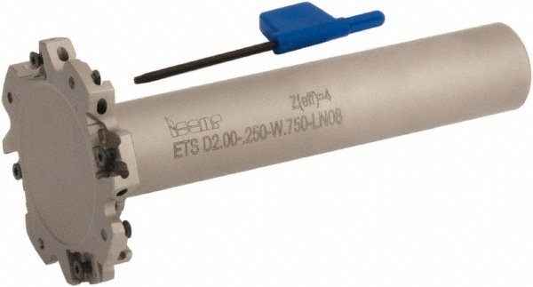 Walter Indexable Slotting Cutter: 63/64" Cutter Dia, 0.0790" Depth of Cut, Right Hand - 5000958