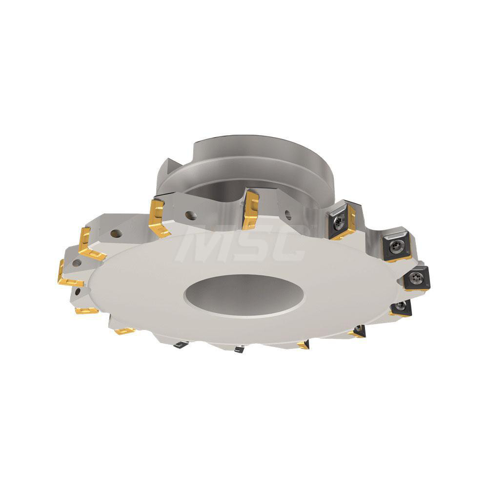 Iscar Indexable Slotting Cutter: 0.3700" Cutting Width, 6.0000" Cutter Dia, Shell Mount B Connection, 0.3700" Depth of Cut, 1.5000" Hole Dia, 1.5000" Shank Dia - 3100886