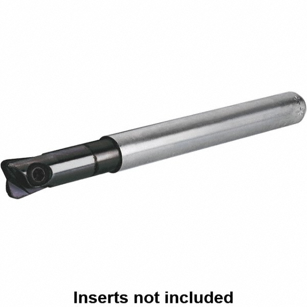 Kennametal Indexable Copy End Mill: 1/2" Cut Dia, 0.118" Max Depth of Cut, Through Coolant - 2878733