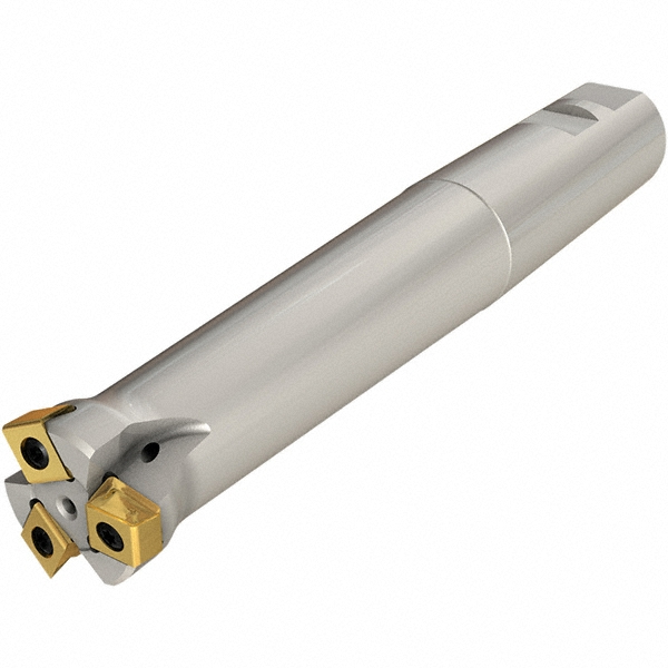 Iscar 1-1/2" Cut Dia, 0.118" Max Depth of Cut, 1-1/4" Shank Dia, Indexable Plunge End Mill - 3105516